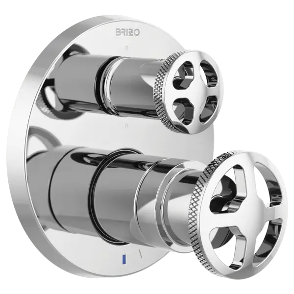 Brizo Pressure Balance Valve with Integrated 6-Function Diverter Trim - Less Handles T75P635-PCLHP - Plumbing Market