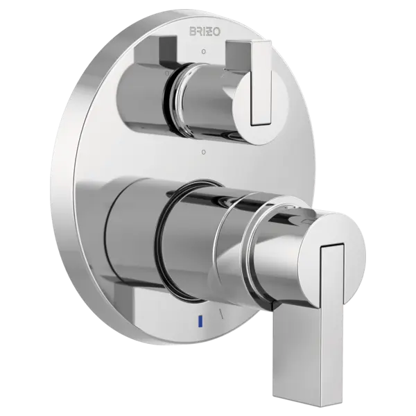 Brizo Pressure Balance Valve with Integrated 6-Function Diverter Trim - Less Handles T75P635-PCLHP - Plumbing Market