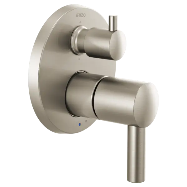 Brizo Pressure Balance Valve with Integrated 6-Function Diverter Trim - Less Handles T75P675-BNLHP - Plumbing Market
