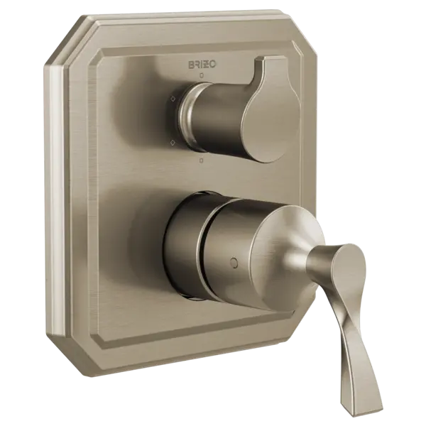 Brizo Pressure Balance Valve with Integrated 6-Function Diverter Trim T75P630-BN - Plumbing Market