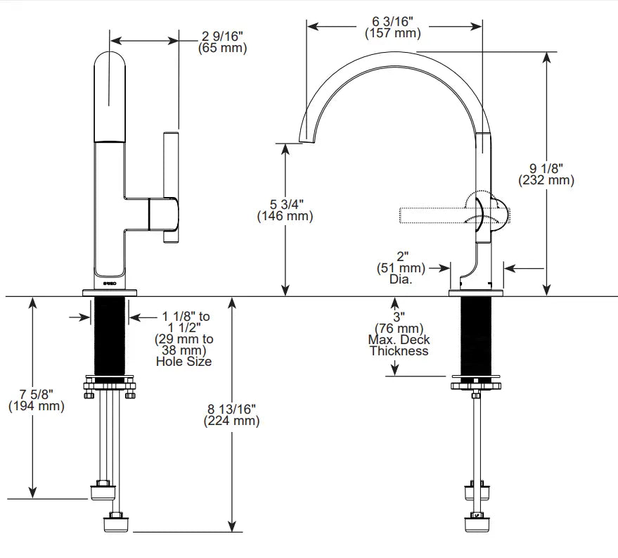 Brizo Roccesco Single-Handle Lavatory Faucet with Arc Spout