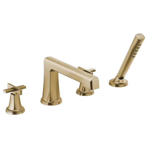 Brizo Roman Tub Faucet With Handshower - Less Handles T67498-GLLHP - Plumbing Market