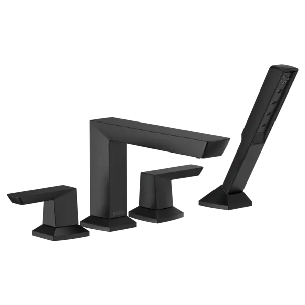Brizo Roman Tub Faucet With Handshower T67488-BL - Plumbing Market