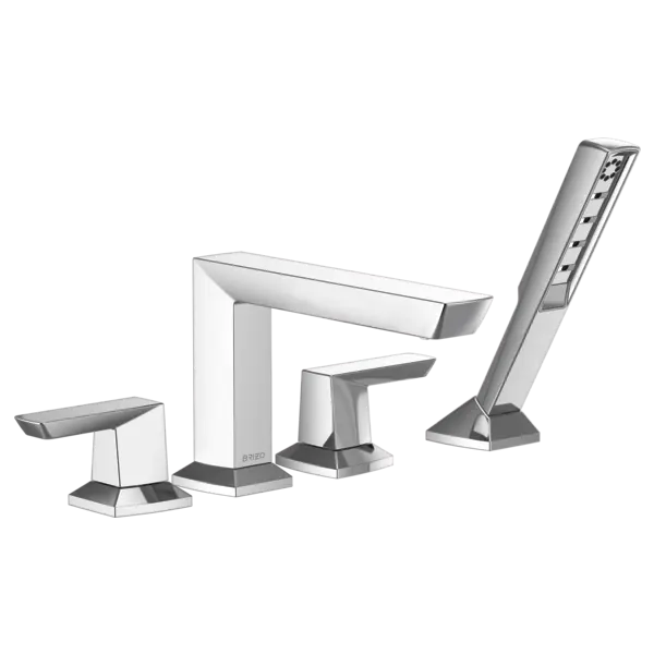 Brizo Roman Tub Faucet With Handshower T67488-PC - Plumbing Market