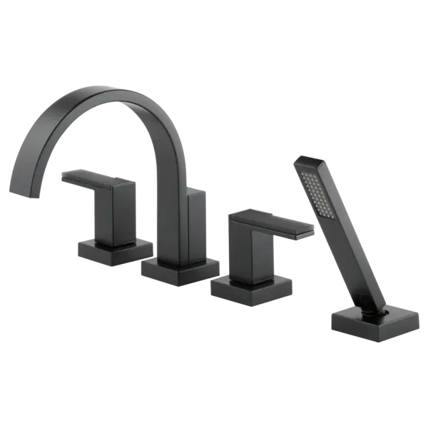 Brizo Roman Tub Faucet with Hand Shower - Less Handles T67480-BLLHP - Plumbing Market