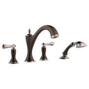 Brizo Roman Tub Faucet with Hand Shower Trim - Less Handles T67485-PNCOLHP - Plumbing Market