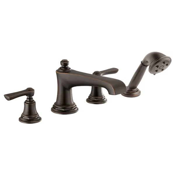 Brizo Roman Tub Faucet with Handshower - Less Handles T67460-RBLHP - Plumbing Market