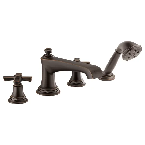 Brizo Roman Tub Faucet with Handshower - Less Handles T67460-RBLHP - Plumbing Market
