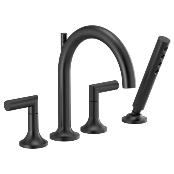 Brizo Roman Tub Faucet with Handshower - Less Handles T67475-BLLHP - Plumbing Market