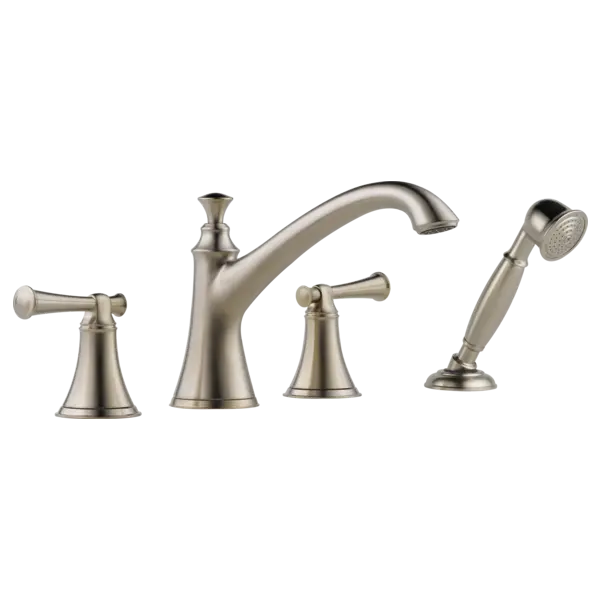 Brizo Roman Tub Trim with Hand Shower - Less Handles T67405-BNLHP - Plumbing Market