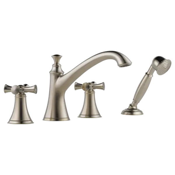 Brizo Roman Tub Trim with Hand Shower - Less Handles T67405-BNLHP - Plumbing Market