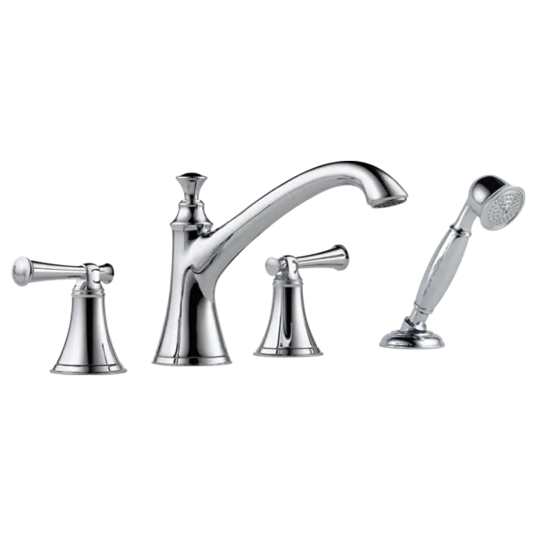 Brizo Roman Tub Trim with Hand Shower - Less Handles T67405-PCLHP - Plumbing Market