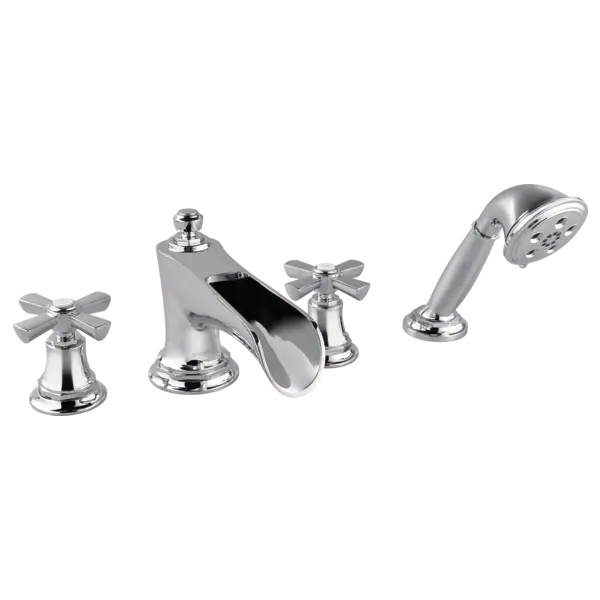 Brizo Roman Tub Trim with Hand Shower - Less Handles T67461-PCLHP - Plumbing Market