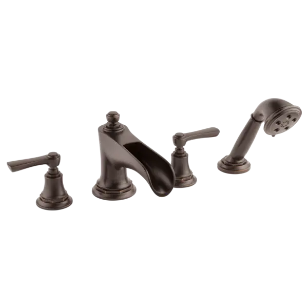 Brizo Roman Tub Trim with Hand Shower - Less Handles T67461-RBLHP - Plumbing Market