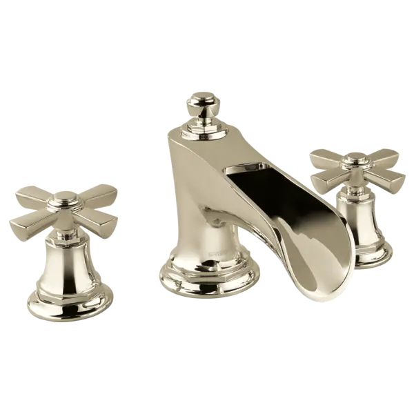 Brizo Roman Tub with Channel Spout - Less Handles T67361-PNLHP - Plumbing Market