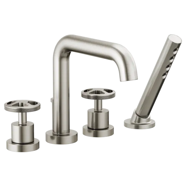 Brizo Roman Tub with Handshower - Less Handles T67435-NKLHP - Plumbing Market