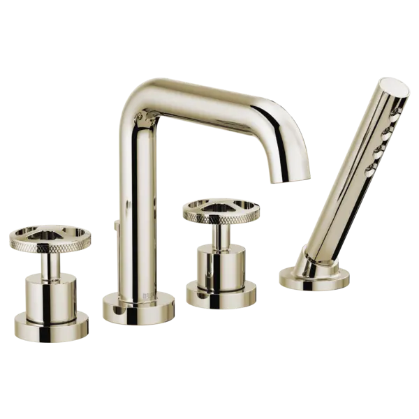 Brizo Roman Tub with Handshower - Less Handles T67435-PNLHP - Plumbing Market