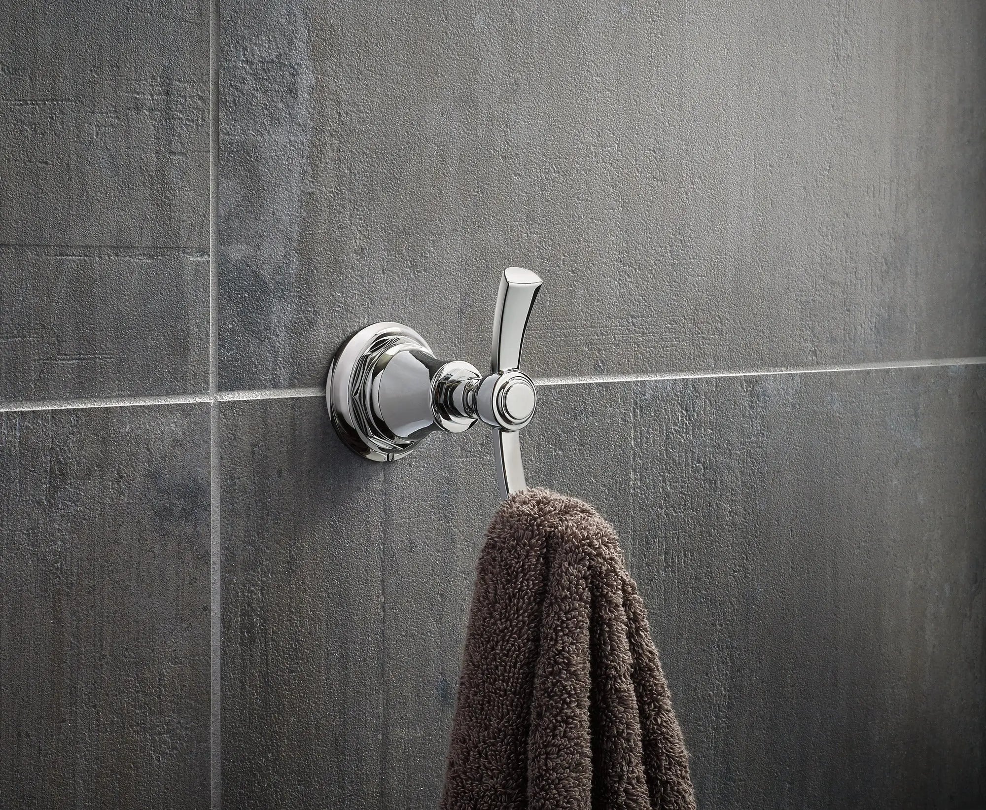 Brizo Rook Double Robe Hook Polished Chrome - Plumbing Market