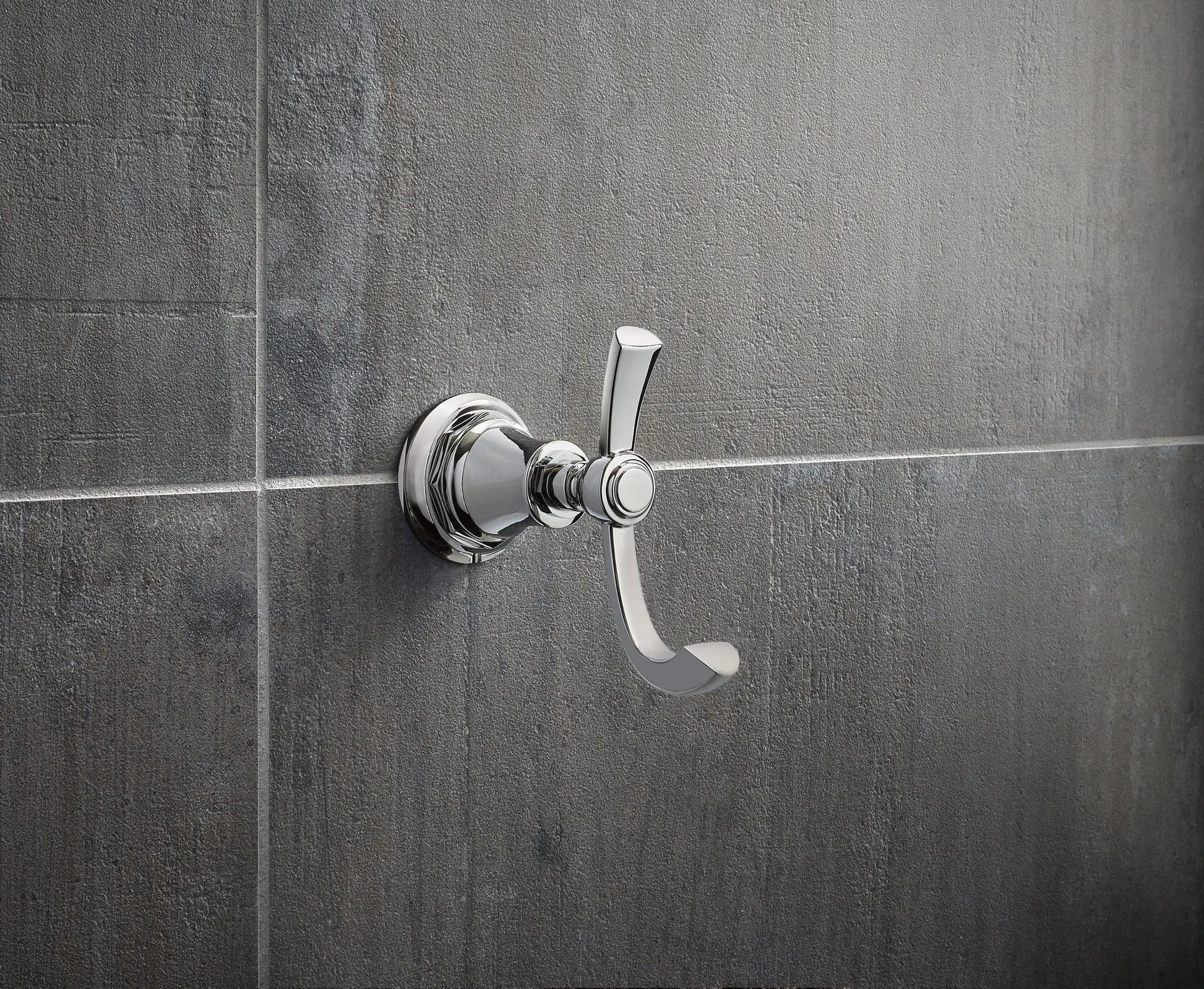 Brizo Rook Double Robe Hook Polished Chrome - Plumbing Market