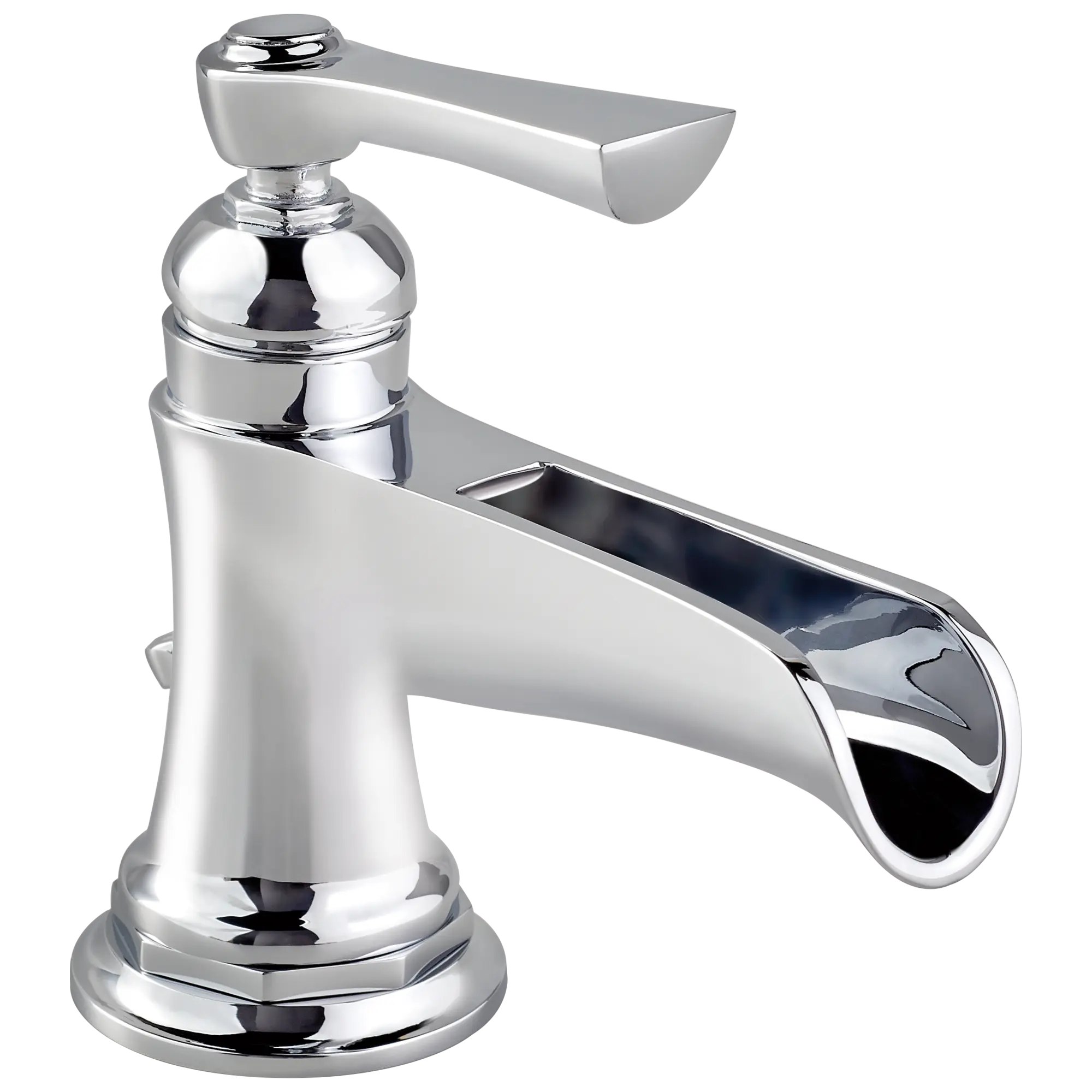 Brizo Rook Single-Handle Lavatory Faucet with Channel Spout 1.5 GPM Polished Chrome - Plumbing Market