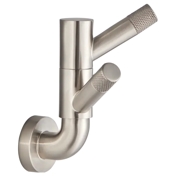 Brizo Rotating Double Robe Hook With Knurling 693537-NK - Plumbing Market