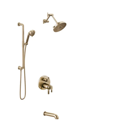 Brizo SKB5 Tempassure Thermostatic With Tub Spout Shower Trim Kit - Plumbing Market