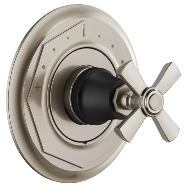 Brizo Sensori® Thermostatic Valve Trim - Cross T66T061-NKBL - Plumbing Market
