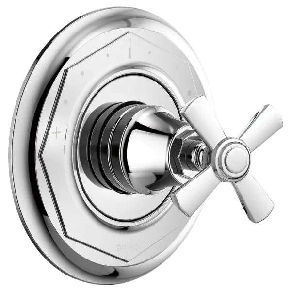 Brizo Sensori® Thermostatic Valve Trim - Cross T66T061-PC - Plumbing Market
