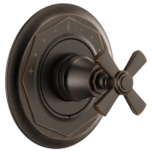 Brizo Sensori® Thermostatic Valve Trim - Cross T66T061-RB - Plumbing Market
