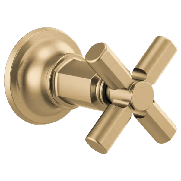 Brizo Sensori® Volume Control Trim With Cross Handle T66678-GL - Plumbing Market