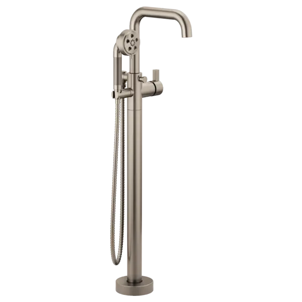 Brizo Single-Handle Freestanding Tub Filler - Less Handle T70135-NKLHP - Plumbing Market