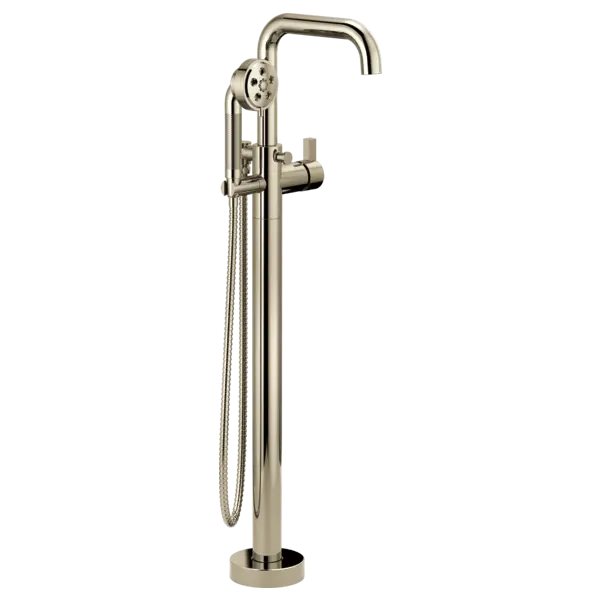Brizo Single-Handle Freestanding Tub Filler - Less Handle T70135-PNLHP - Plumbing Market