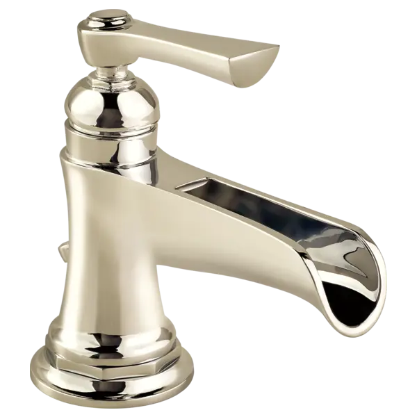 Brizo Single-Handle Lavatory Faucet with Channel Spout 1.2 GPM 65061LF-PN-ECO - Plumbing Market