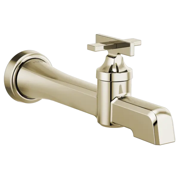 Brizo Single-Handle Wall Mount Lavatory Faucet 1.2 GPM T65798LF-PN-ECO - Plumbing Market