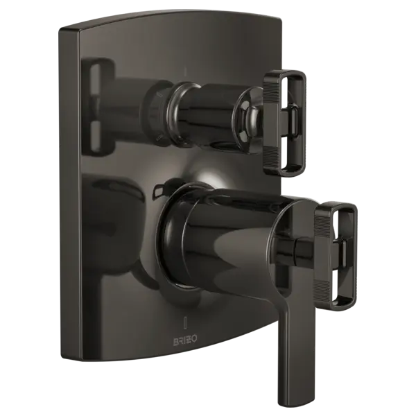 Brizo TempAssure Thermostatic Valve with Integrated 6-Function Diverter Trim - Less Handles T75606-BNXLHP - Plumbing Market
