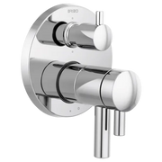 Brizo TempAssure Thermostatic Valve with Integrated 6-Function Diverter Trim T75675-PC - Plumbing Market