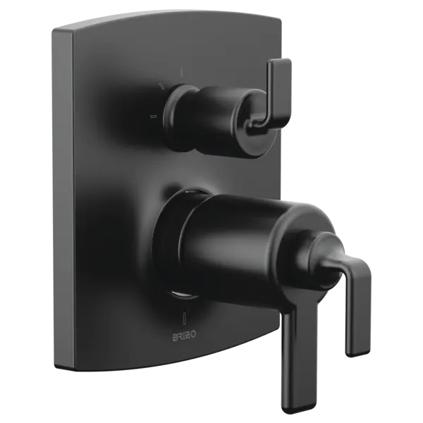 Brizo TempAssure® Thermostatic Valve Trim with Integrated 3-Function Diverter Trim - Less Handles T75506-BLLHP - Plumbing Market