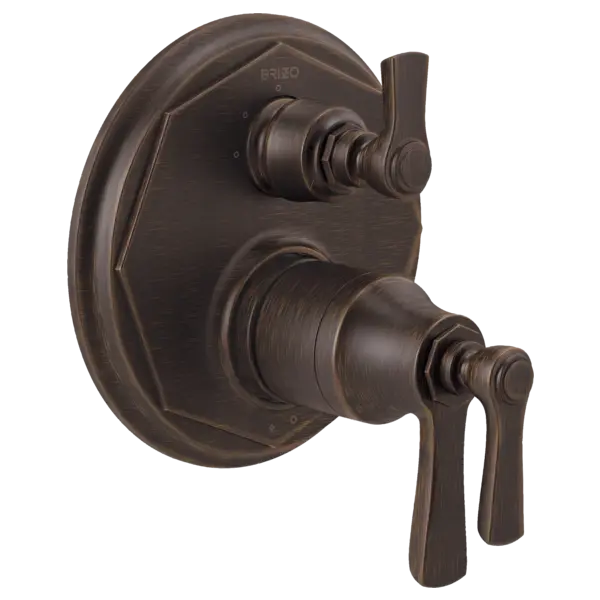 Brizo TempAssure® Thermostatic Valve with 3-Function Diverter Trim T75561-RB - Plumbing Market