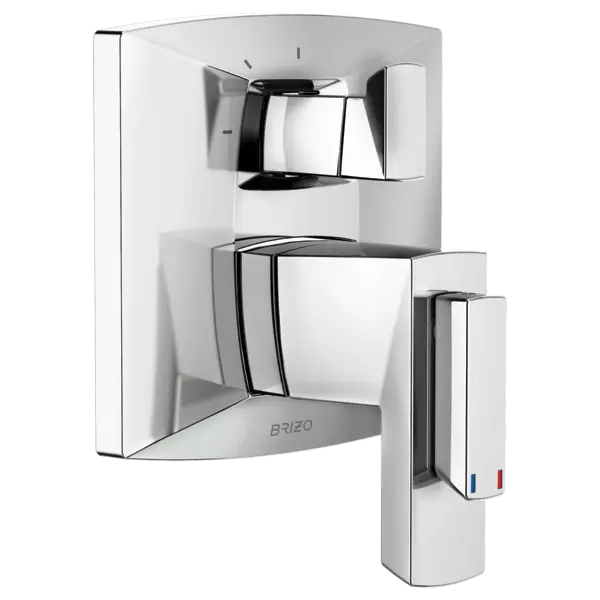 Brizo Tempassure® Thermostatic Valve With Integrated 3-Function Diverter Trim T75588-PC - Plumbing Market