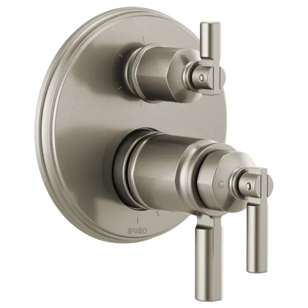 Brizo Tempassure® Thermostatic Valve With Integrated 6-Function Diverter Trim T75676-NK - Plumbing Market