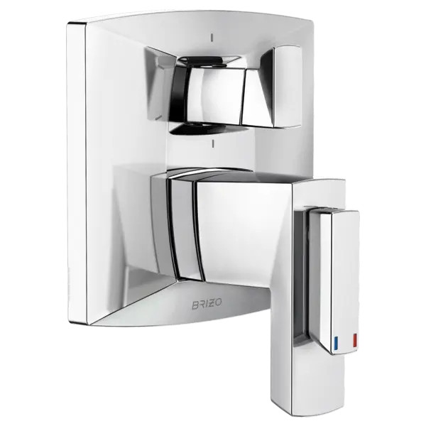 Brizo Tempassure® Thermostatic Valve With Integrated 6-Function Diverter Trim T75688-PC - Plumbing Market