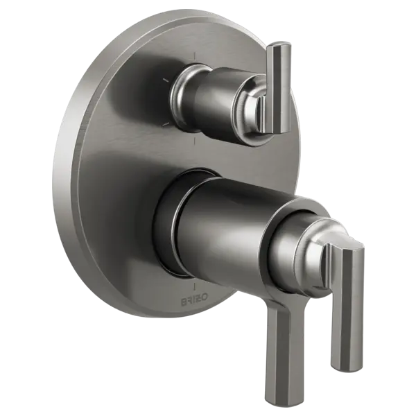 Brizo Tempassure® Thermostatic Valve With Integrated 6-Function Diverter Trim T75698-SL - Plumbing Market