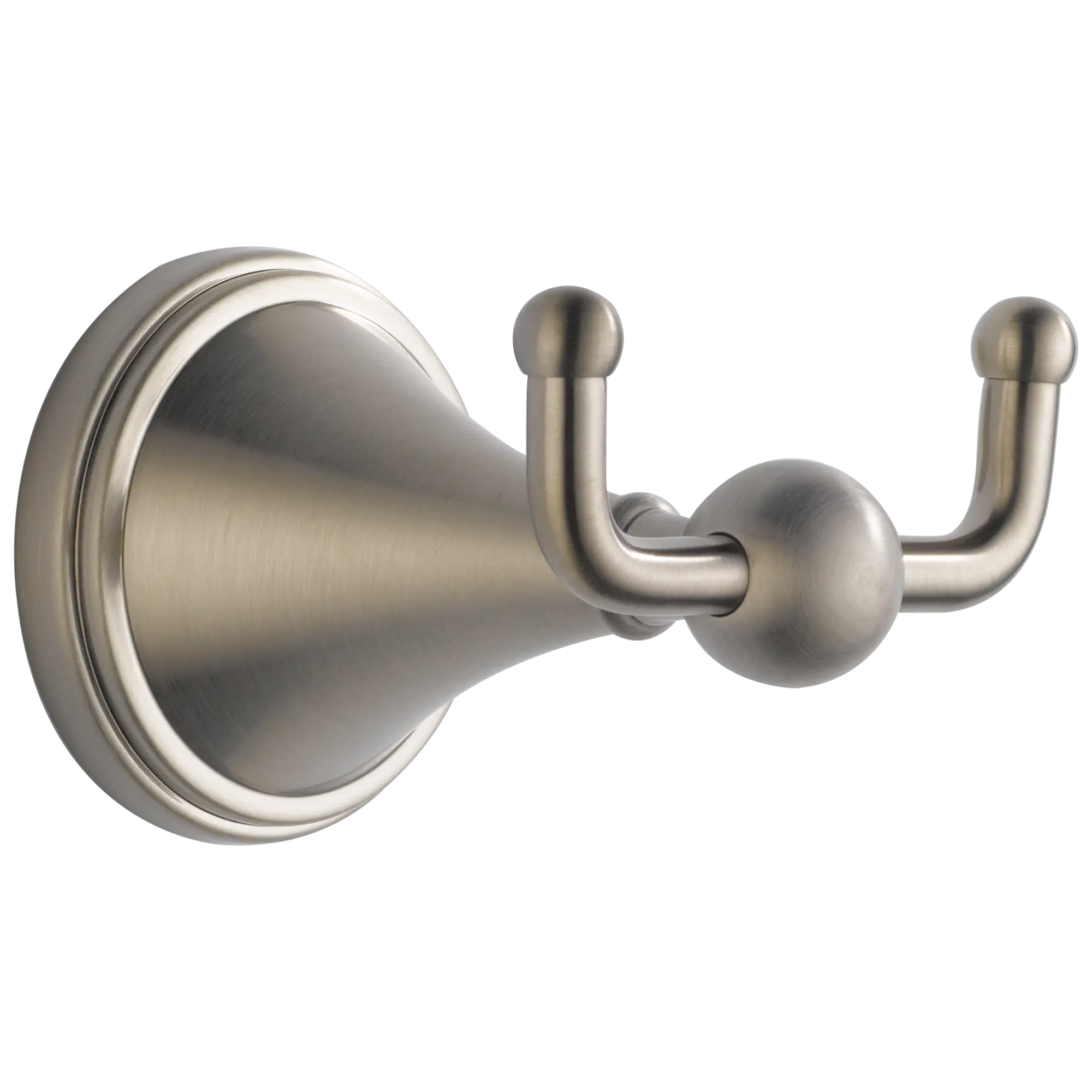 Brizo Traditional Double Robe Hook Brushed Nickel - Plumbing Market