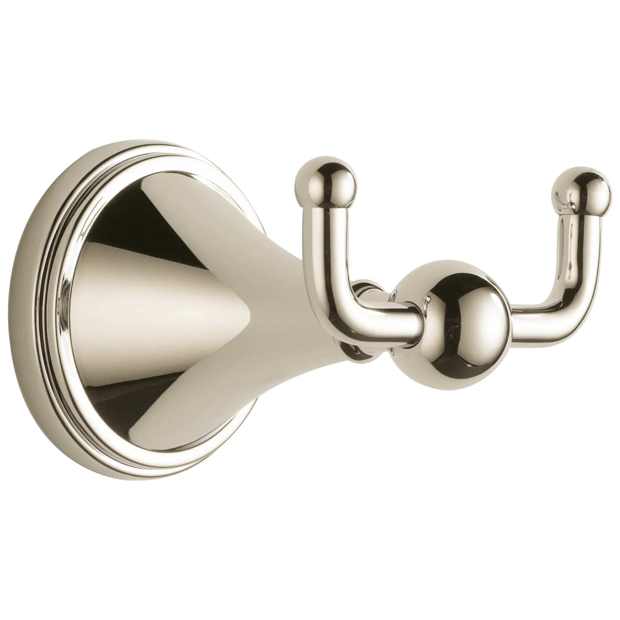 Brizo Traditional Double Robe Hook Polished Nickel - Plumbing Market