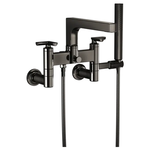 Brizo Two-Handle Tub Filler Trim Kit With Cross Handles T70307-BNX - Plumbing Market