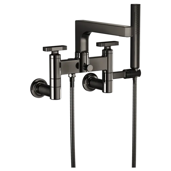 Brizo Two-Handle Tub Filler Trim Kit With Knob Handles T70308-BNX - Plumbing Market