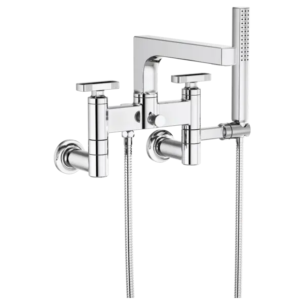Brizo Two-Handle Tub Filler Trim Kit With Knob Handles T70308-PC - Plumbing Market