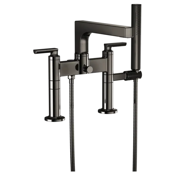 Brizo Two-Handle Tub Filler Trim Kit With Lever Handles T70306-BNX - Plumbing Market