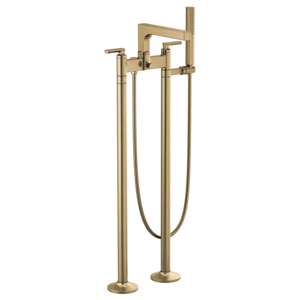 Brizo Two-Handle Tub Filler Trim Kit With Lever Handles T70306-GL - Plumbing Market