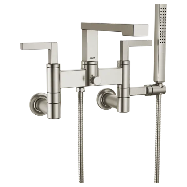 Brizo Two-Handle Tub Filler Trim Kit with Lever Handles T70322-NK - Plumbing Market
